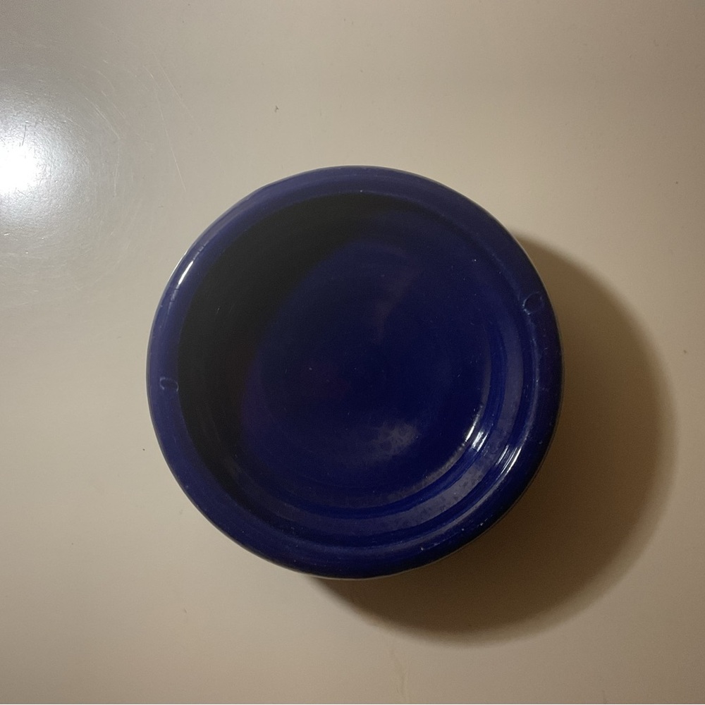 Deep Blue Ceramic Bowl